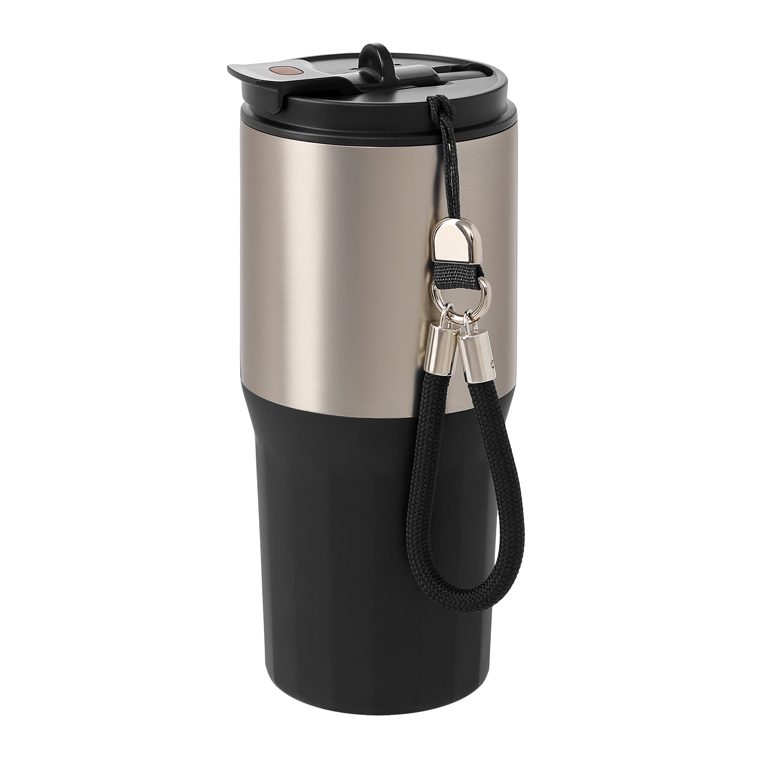 Термокружка вакуумная Авеню (Avenue), черная-3