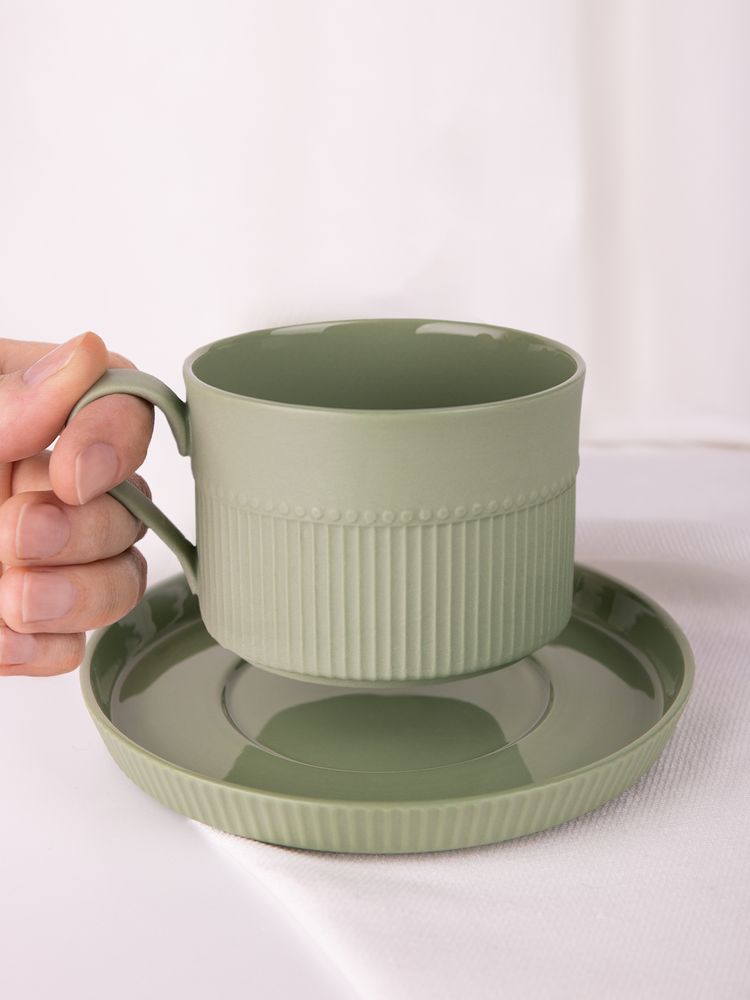 Чайная пара Pastello Moderno, зеленая-4
