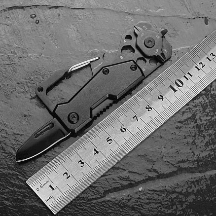 Брелок-/мультитул Tools Hamilton, Черный-3