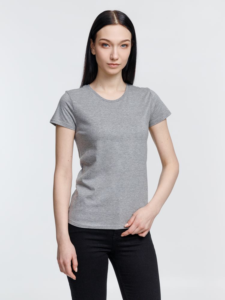 Футболка женская Pioneer Women, серый меланж-5