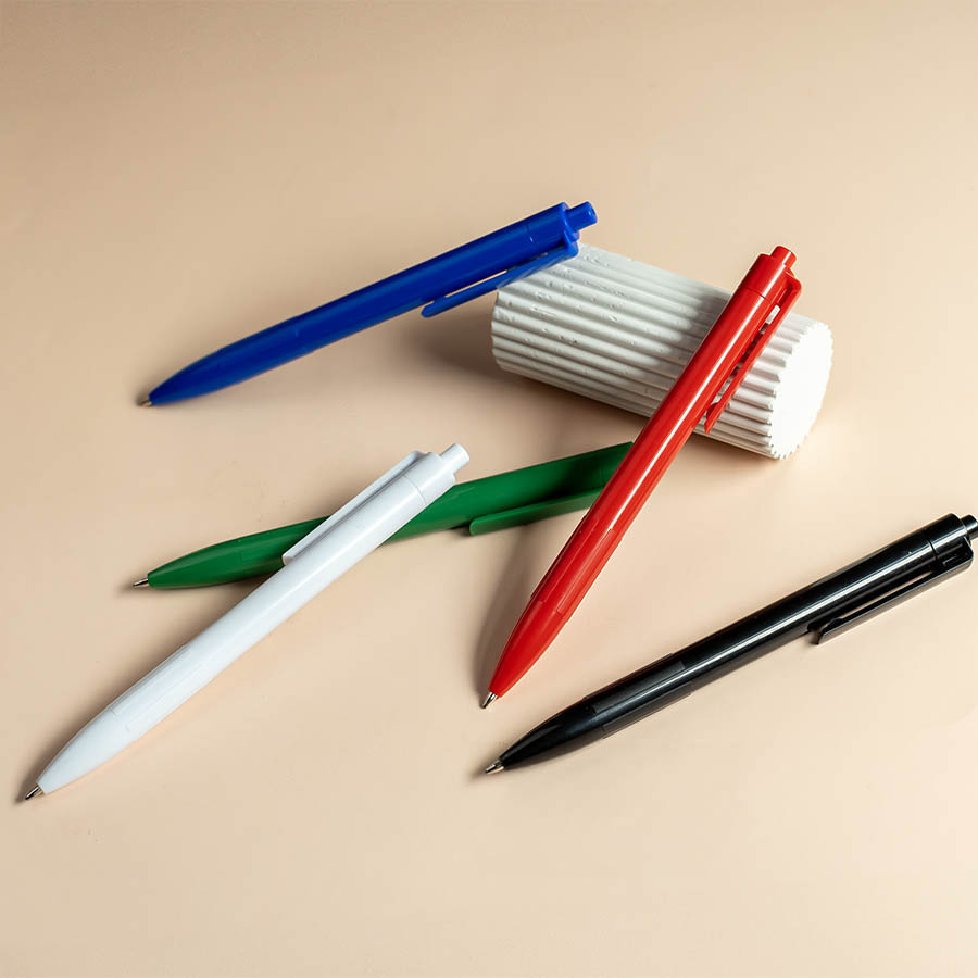 Ручка шариковая  SOFT CLICK, белый-3