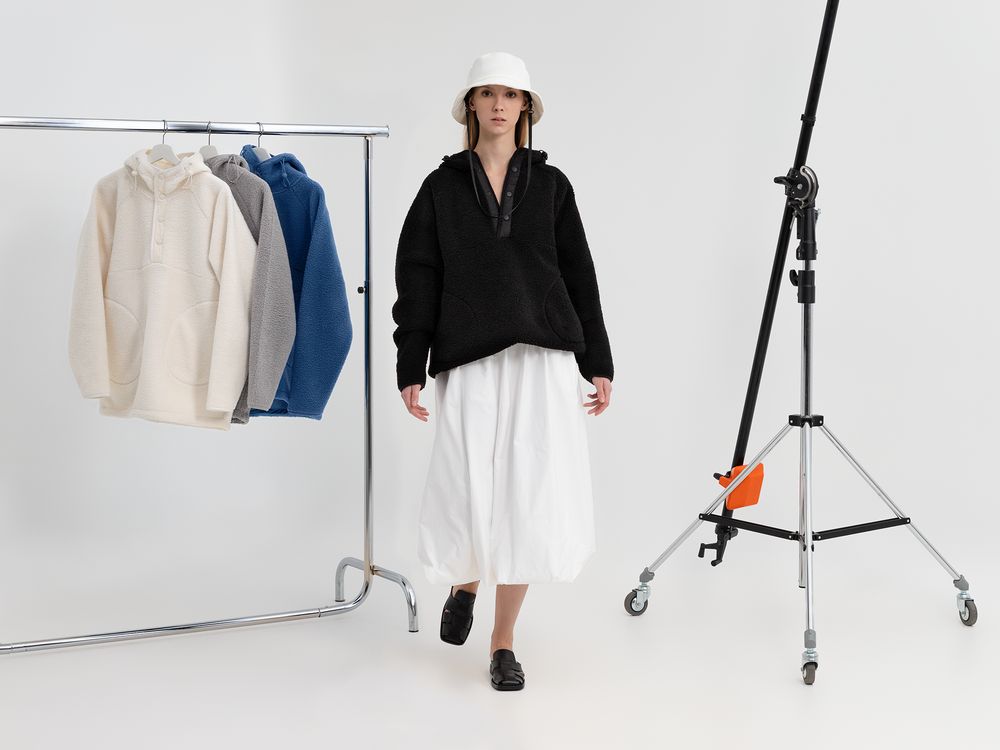 Анорак унисекс Oblako, черный-4