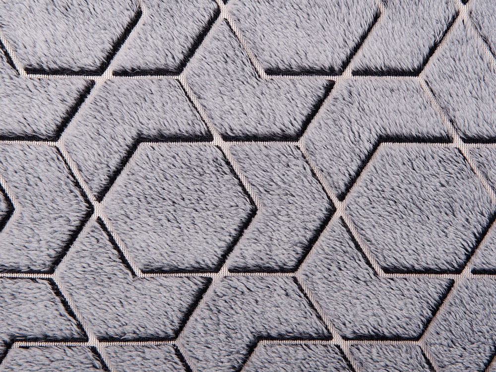 Светящийся в темноте плед Lattice черный-5