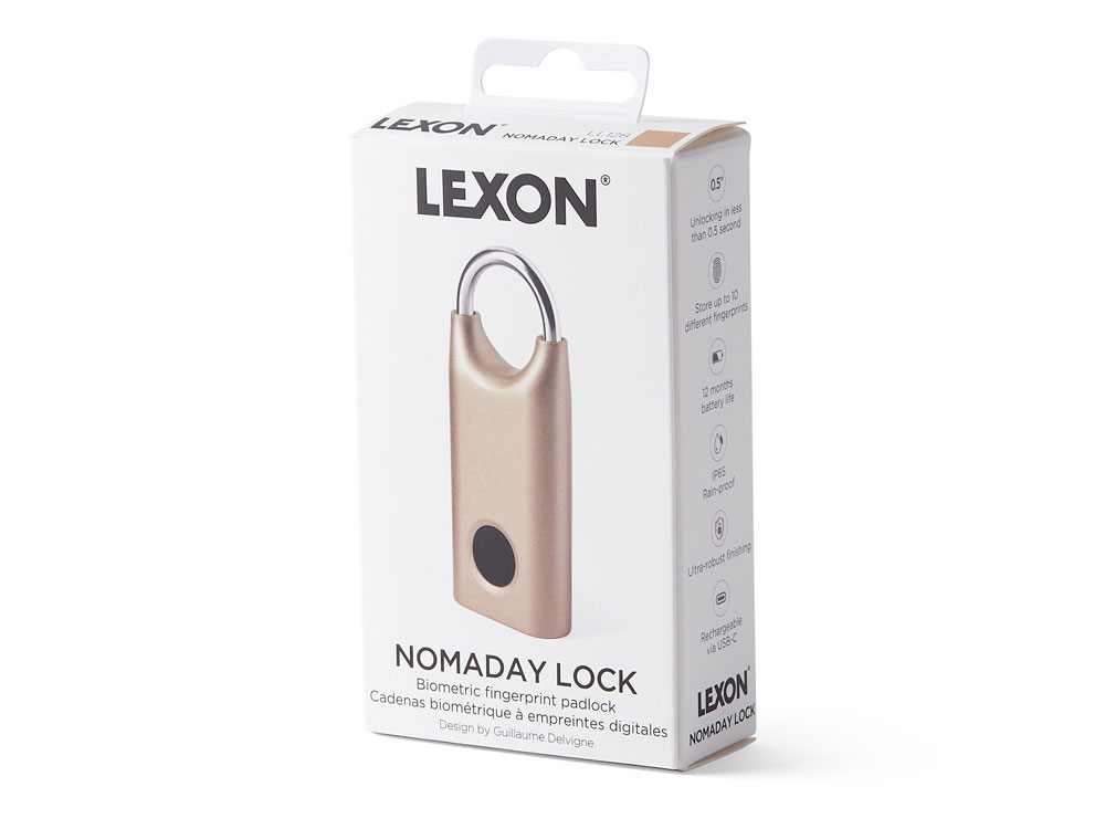 Замок с сенсором Noma Lock, темно-синий-6