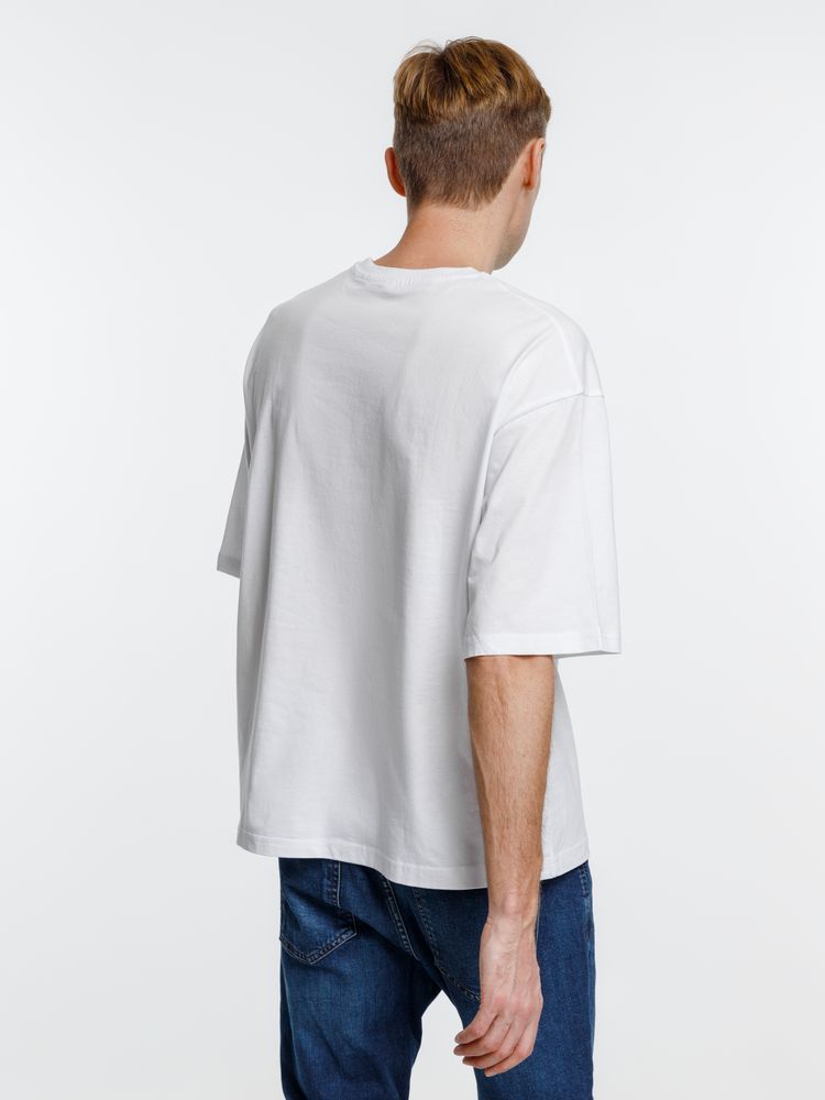 Футболка оверсайз унисекс Base Space, белая-4