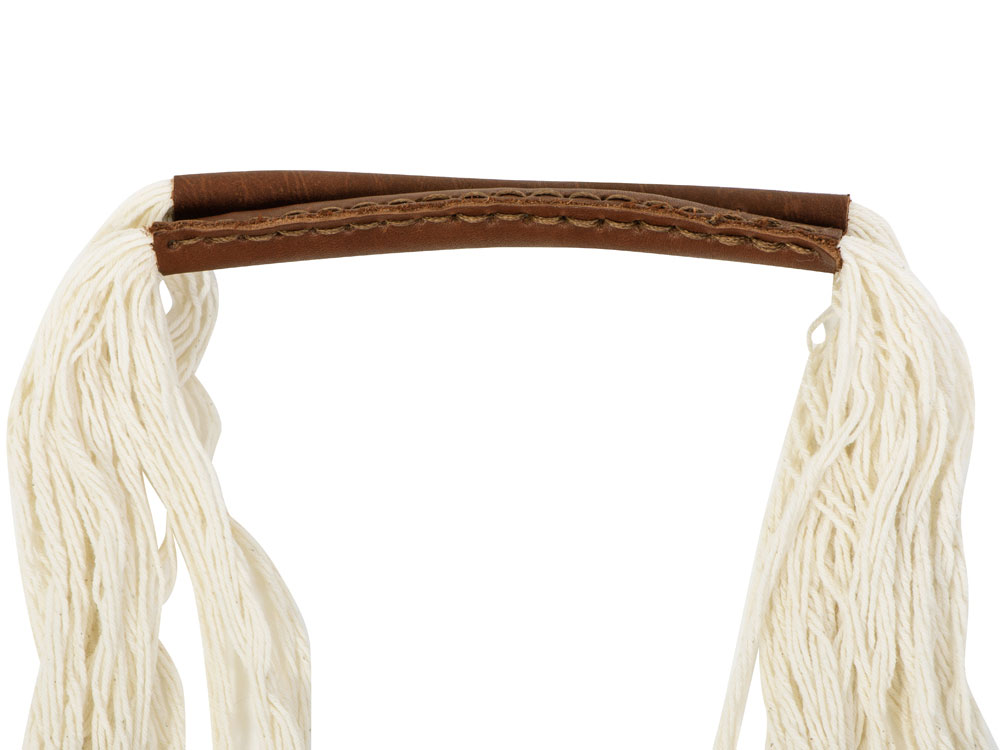 Авоська Dream М old style 15 литров с кожаными ручками, натуральный (19)-1