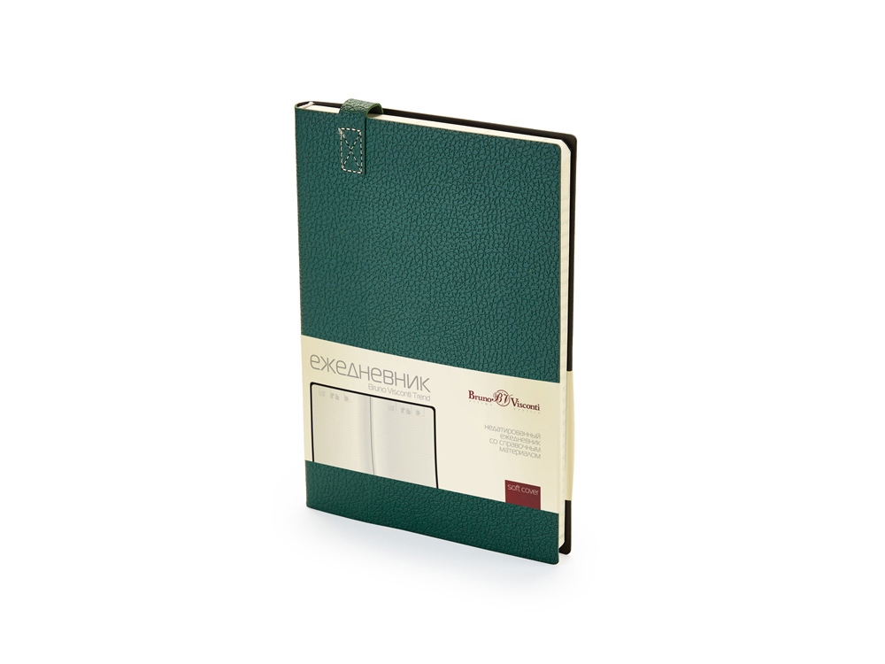 Ежедневник А5 недатированный Trend, зеленый-0