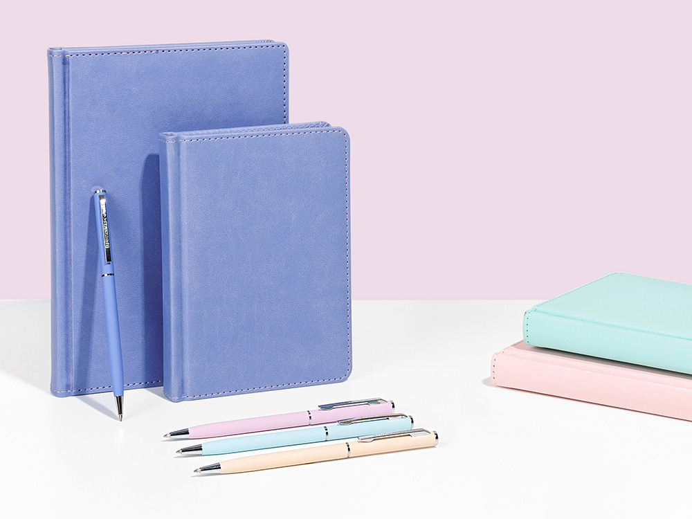 Ручка шариковая автоматическая BrunoVisconti® PALERMO цвет корпуса пудровый, soft-touch, 0.7 мм-8