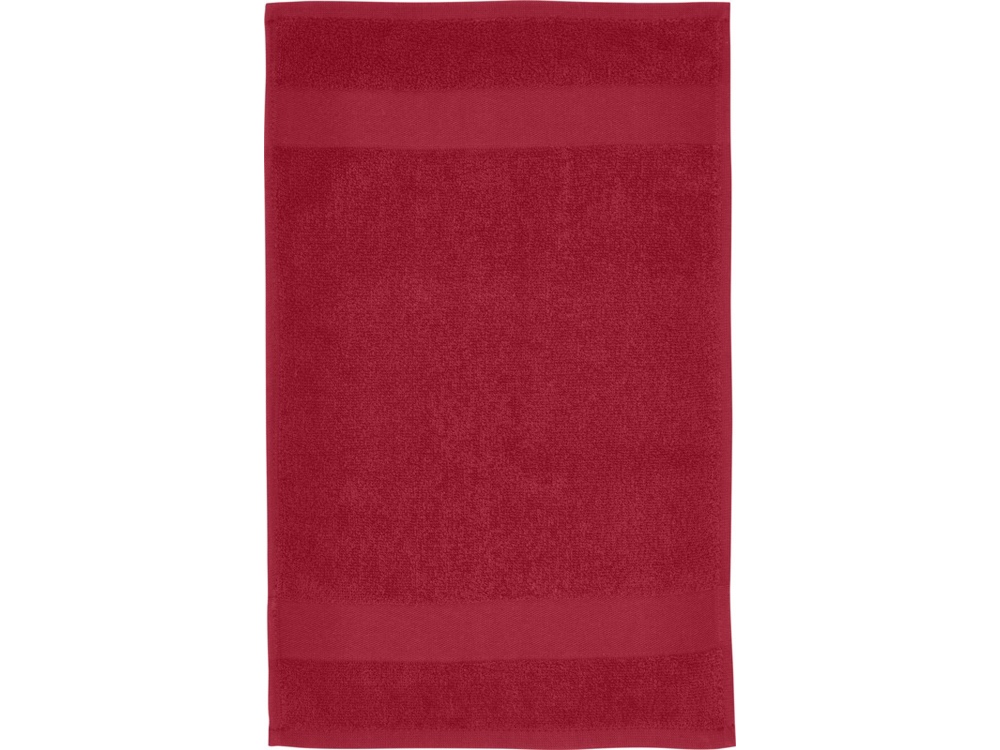 Хлопковое полотенце для ванной Sophia 30x50 см плотностью 450 г/м2, красный-1