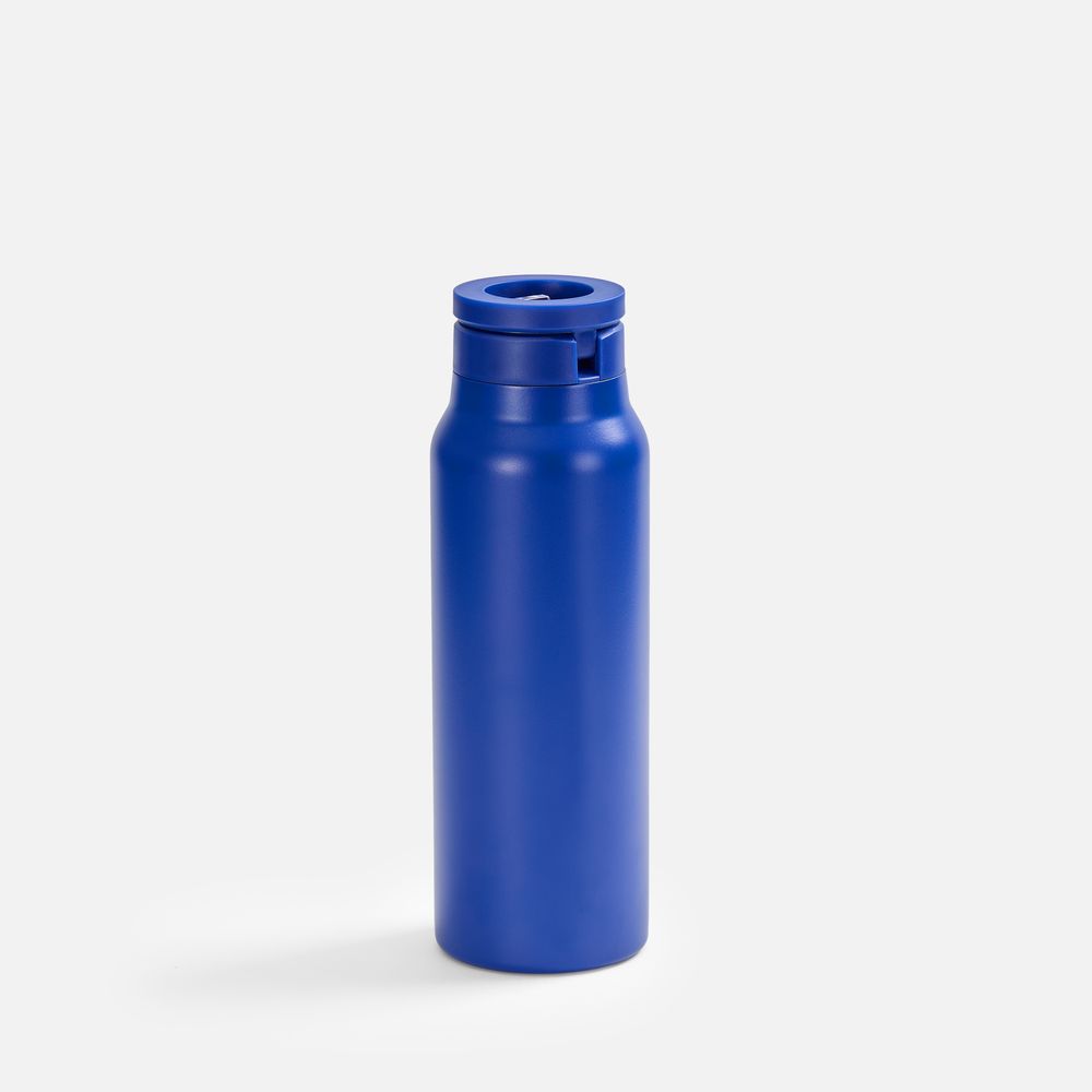 Термобутылка Magnus с магнитным держателем для телефона, синяя-1