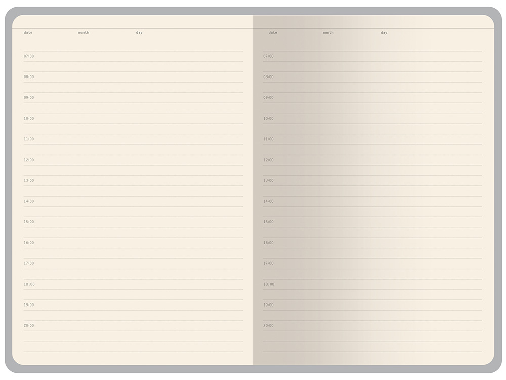 Ежедневник недатированный А5 Amazonia, синий с золотым обрезом-4