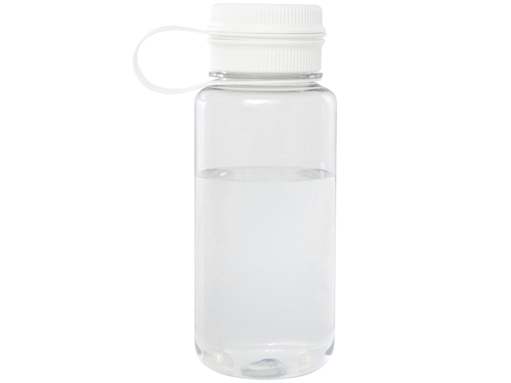 Спортивная бутылка Ryder из переработанного ПЭТ-пластика объемом 900 мл с многофункциональной крышкой, сертифицированная RCS - Белый-2