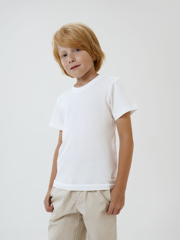 Футболка детская T-Bolka Kids, белая (белоснежная)-5