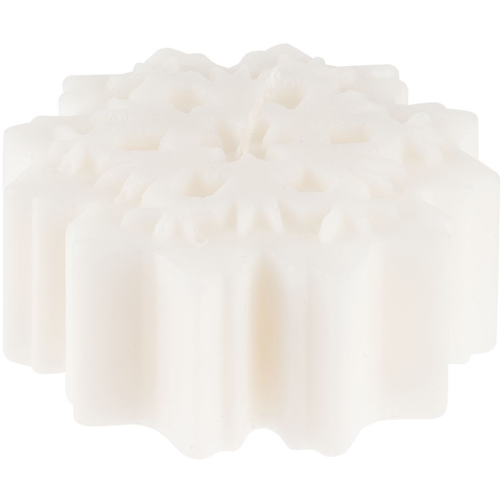 Свеча Snowflame 3, белая, 8 см-2