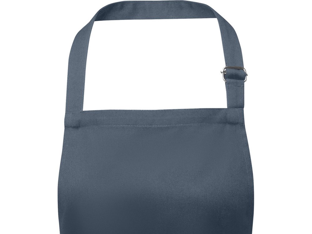 Фартук Andrea плотностью 240 г/м² с регулируемой завязкой на шее - Hale Blue-2