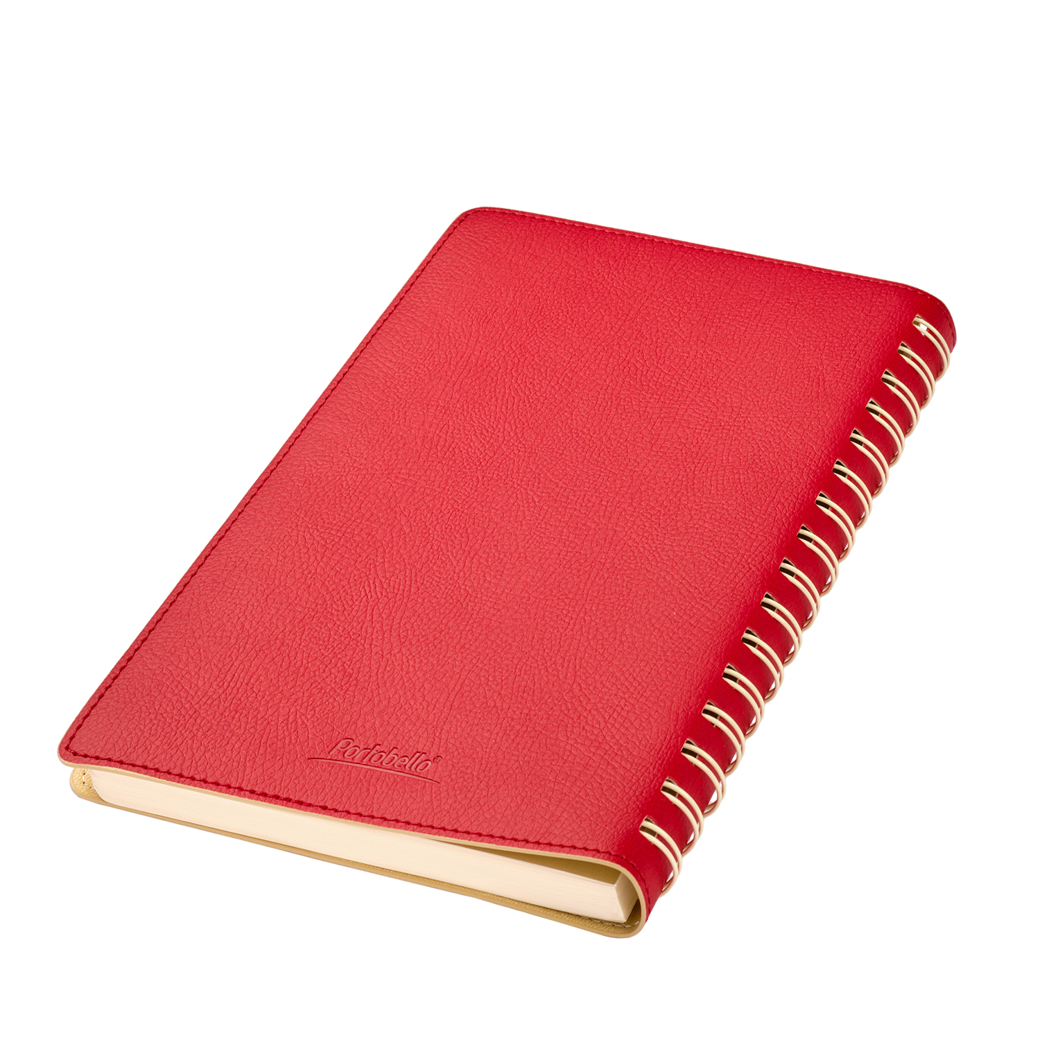 Ежедневник Виста (Vista) недатированный, красный/бежевый-4