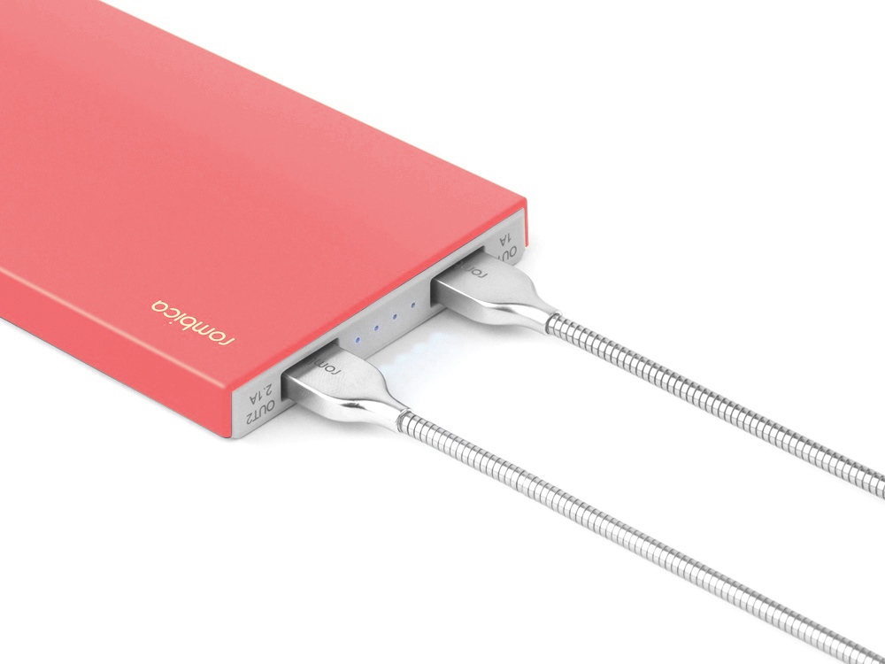 Внешний аккумулятор Rombica NEO NS100R, красный-11