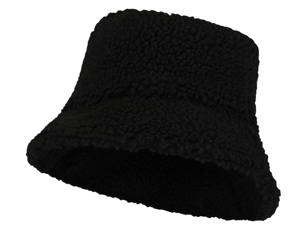 Панама Baru  из шерпа - Сплошной черный-0