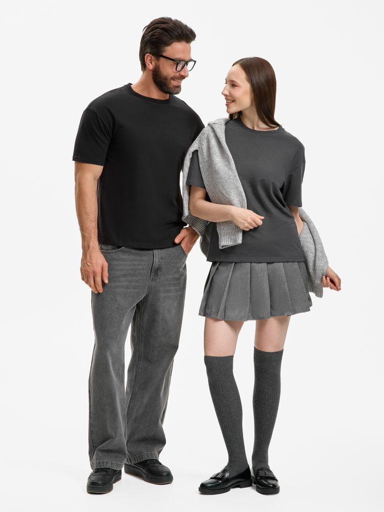 Футболка унисекс Durington, черная-6