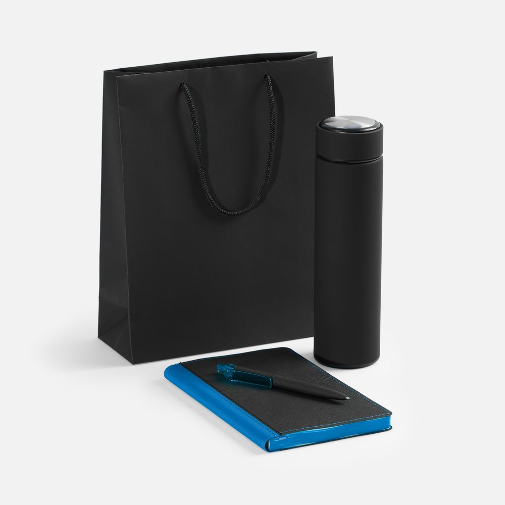 Набор Nice Twice Pack, черный с голубым-0