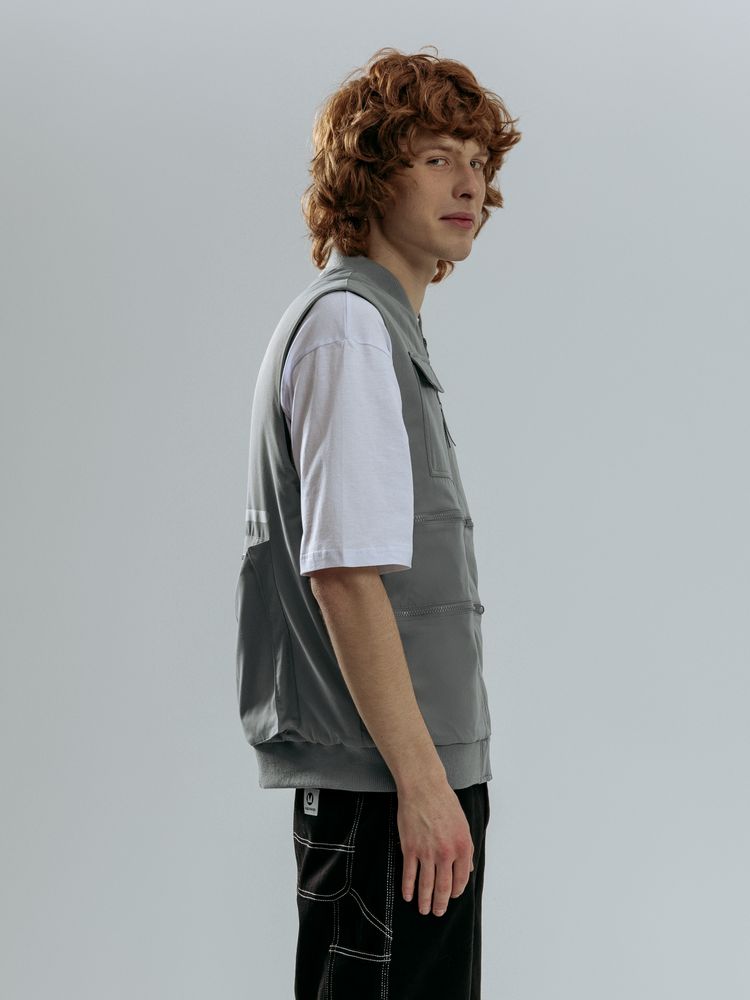 Жилет Hard Work, серый-2