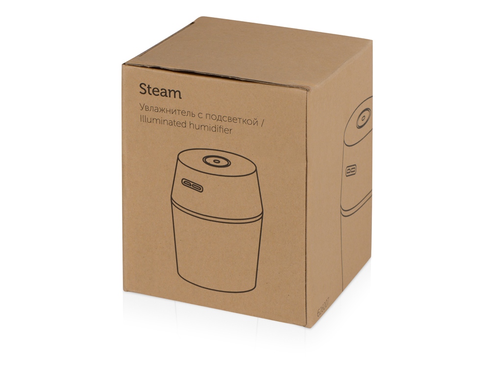 USB Увлажнитель воздуха с подсветкой Steam, черный-7