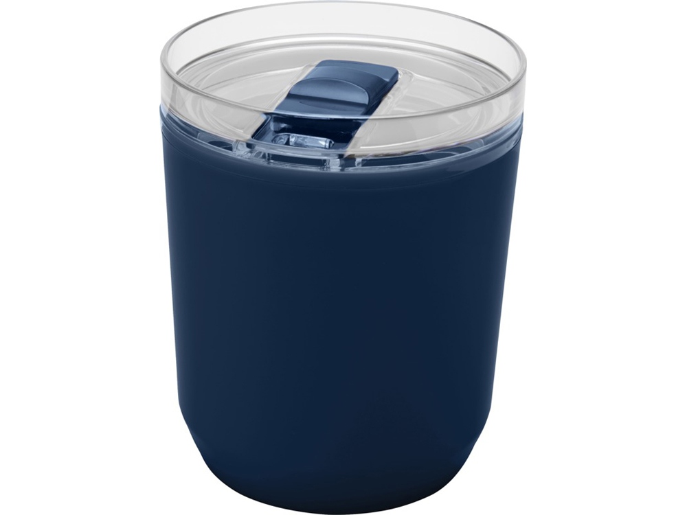 Hudson кружка из переработанного пластика с двойными стенками объемом 180 мл, темно-синий-4