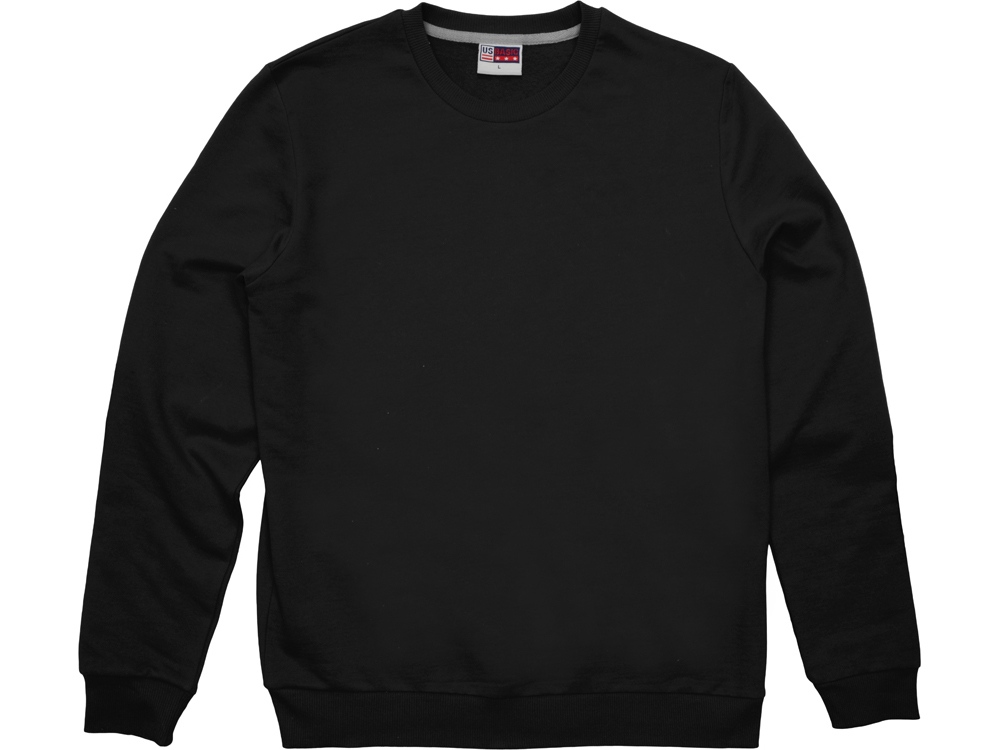 Свитшот Motion унисекс с начесом, черный-10