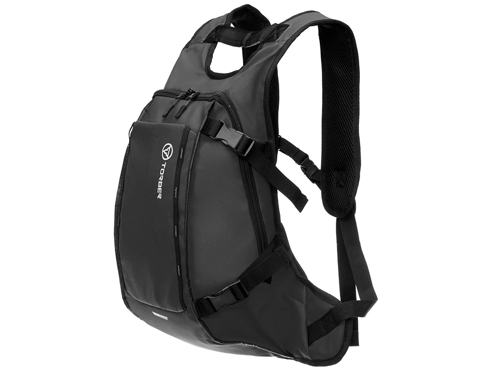 Рюкзак TORBER Mobi, черный, полиэстер 900D с PU покрытием, 45 х 32 х 20 см-1