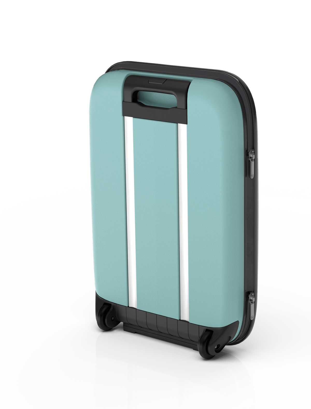 Чемодан складной Rollink Vega II 55x40x20 см, 2 колеса, бирюзовый-5