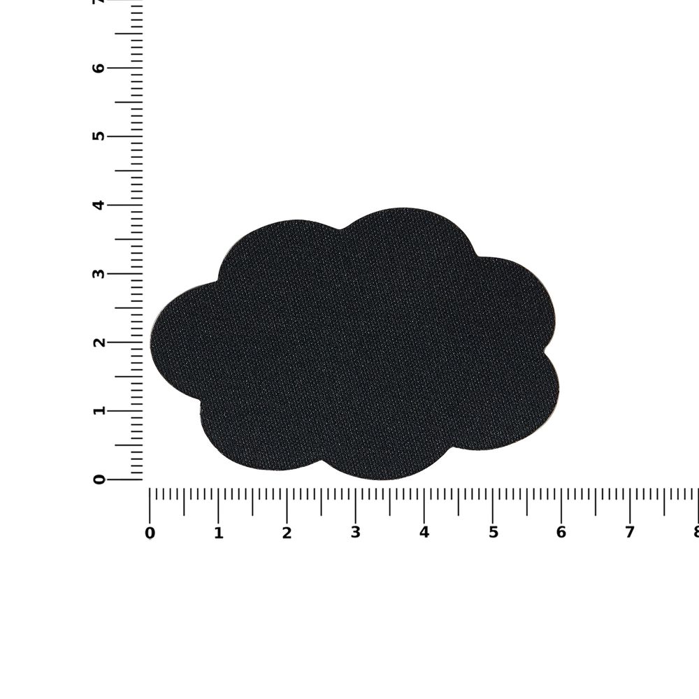 Наклейка тканевая Lunga Calum, L, черная-2