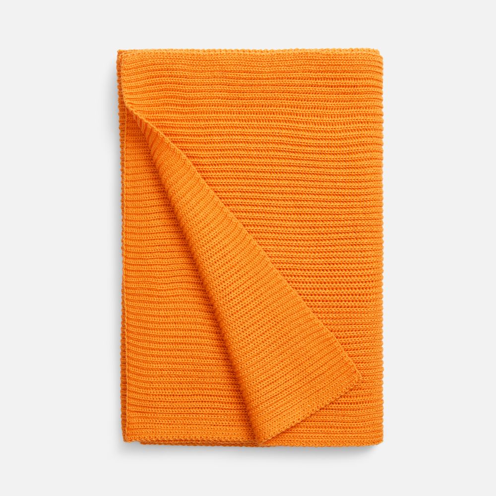 Шарф Nobilis Mono, оранжевый (абрикос)-1