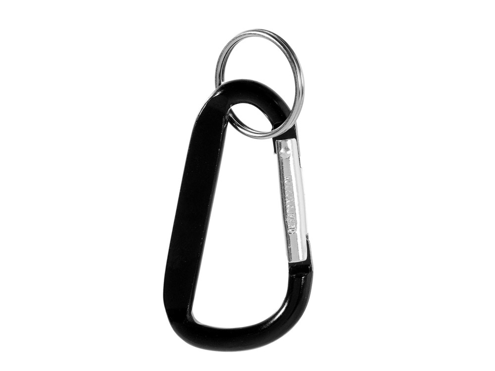Карабин с брелоком, черный-1