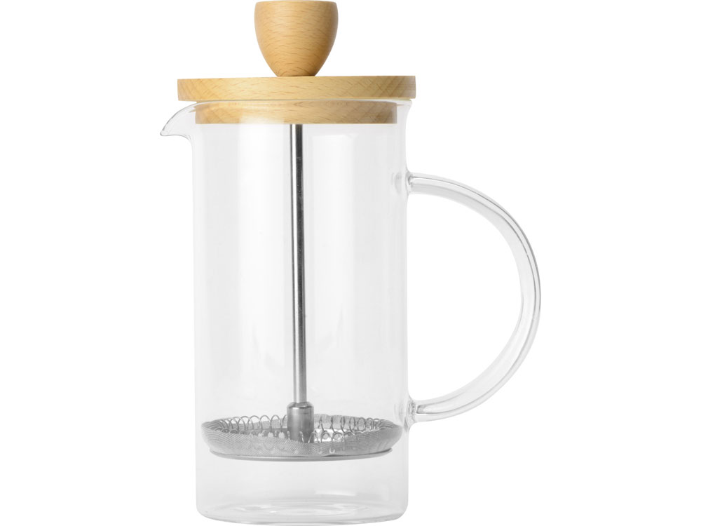 Френч пресс Downtime с деревянной крышкой, 350мл-2
