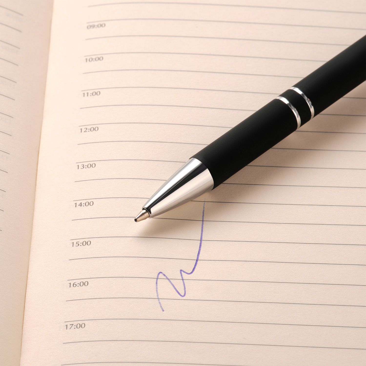 Шариковая ручка Alpha, черная-3