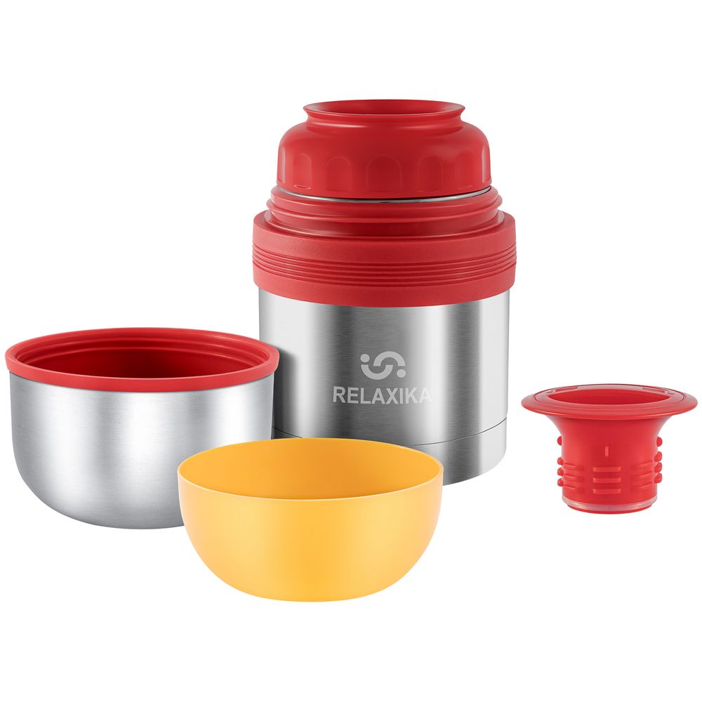 Термос для еды и напитков Relaxika 500, стальной-2