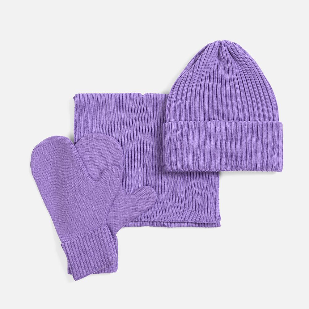 Шарф Yong, сиреневый-3