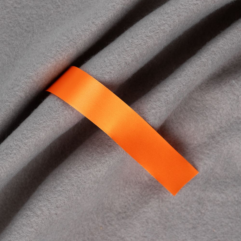 Лента сатиновая Satin 20 M, оранжевая, 70 см-1