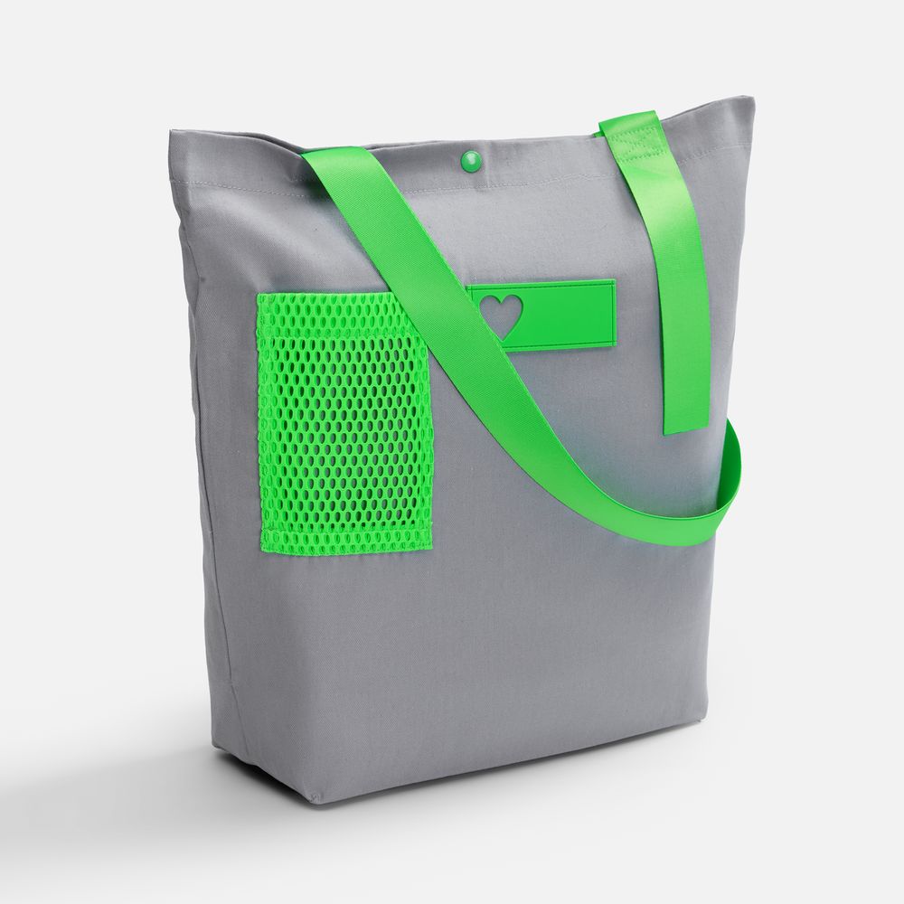 Шопер-конструктор Taga с зелеными элементами-0