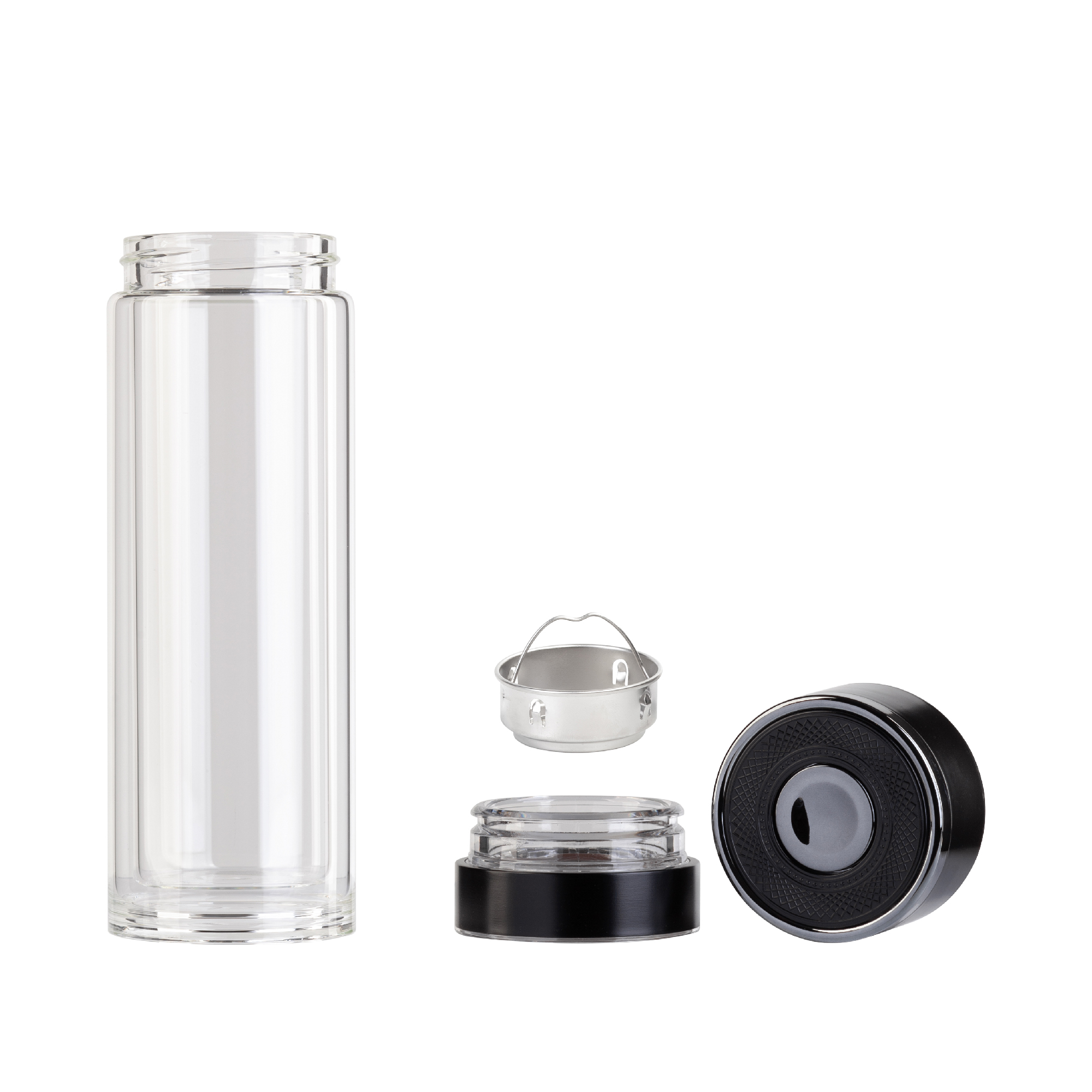 Заварочный термос "Press" 400 мл, серебристый-3