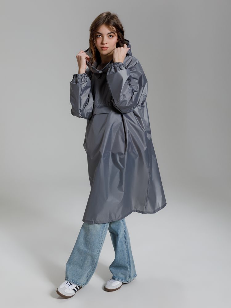 Дождевик-анорак Alatau, серый, единый размер-4