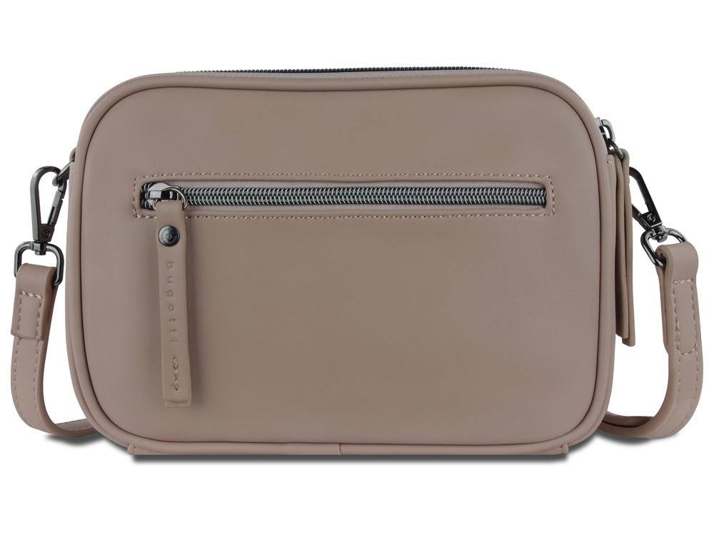 Сумка кросс-боди женская BUGATTI Almata, песочная, полиуретан, 21,5х6х15 см-5