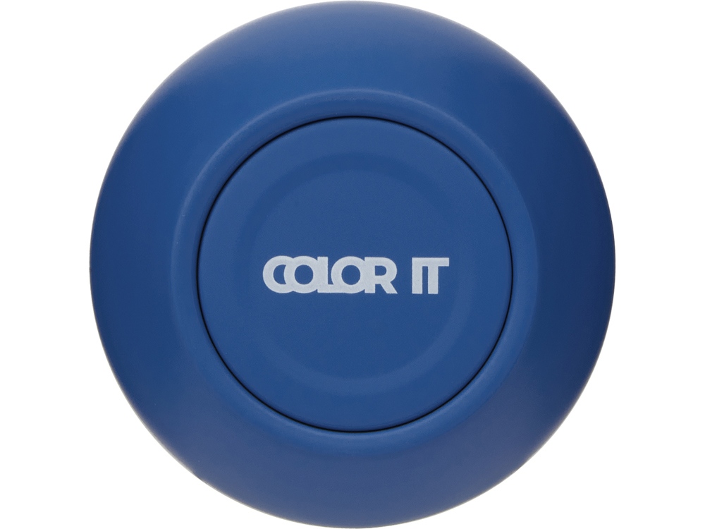 Термокружка Vacuum mug C1, soft touch, 370мл, синий-4