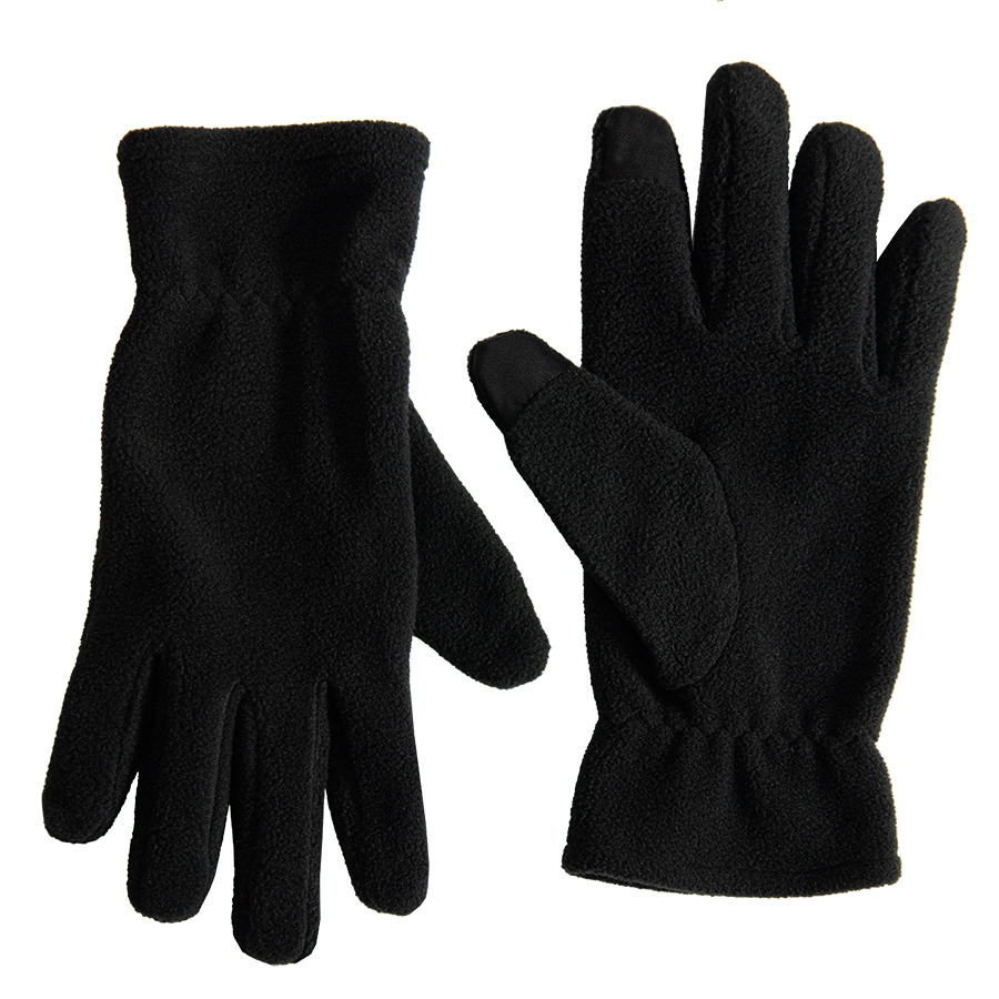 Перчатки флисовые сенсорные TRAIL S/M 220 , черный-0
