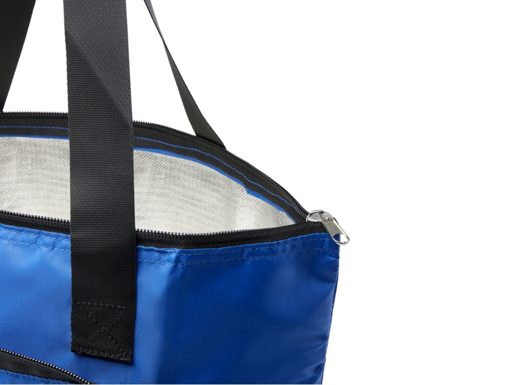 EcoFold Складная сумка-холодильник из RPET 15 л - Ярко-синий-3