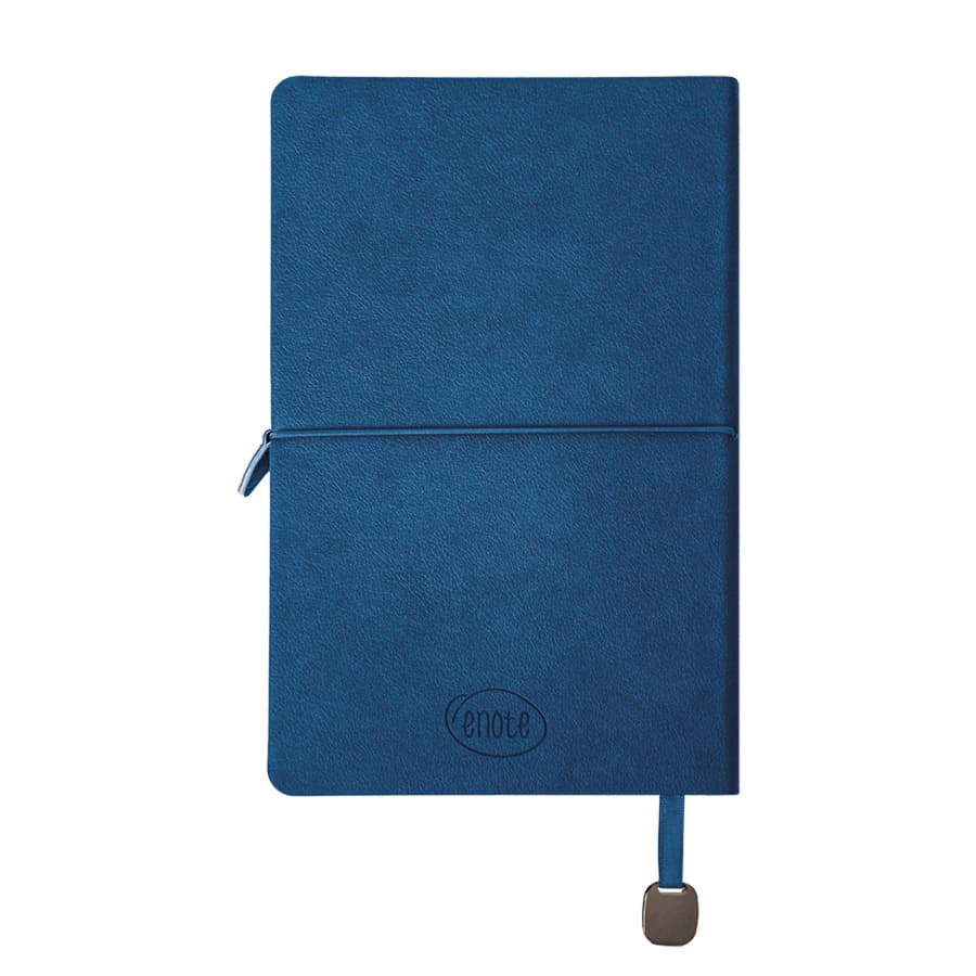 Ежедневник недатированный Fusion, А5, синий, кремовый блок в линейку, синий-7