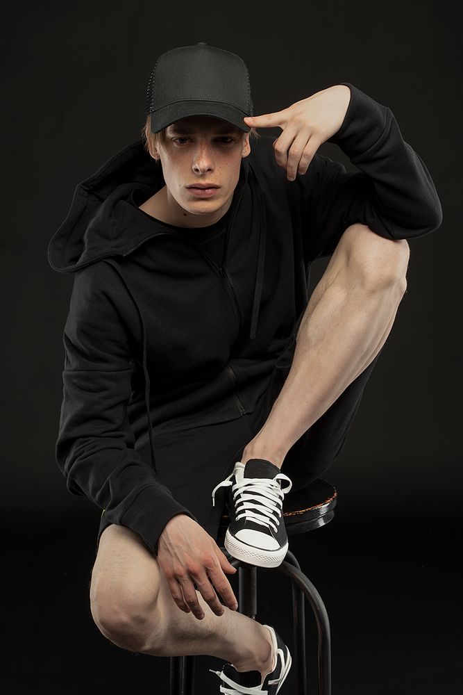 Бейсболка C3, черная-5