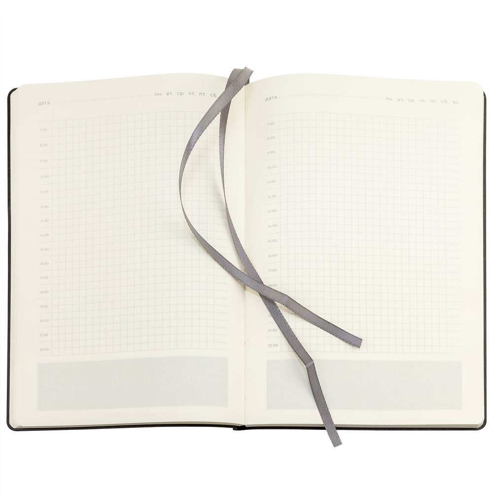 Ежедневник Lable Touch, недатированный, темно-серый-2