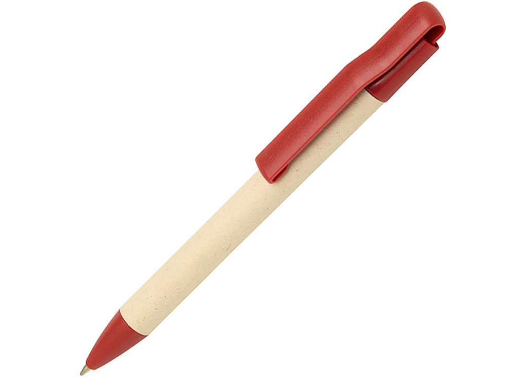 Шариковая ручка Liliana с кнопочным механизмом ( синие чернила), кирпичный-0