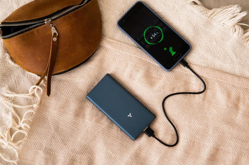 Внешний аккумулятор LAVA 10M, 10000 мАч, металл, синий, синий-9